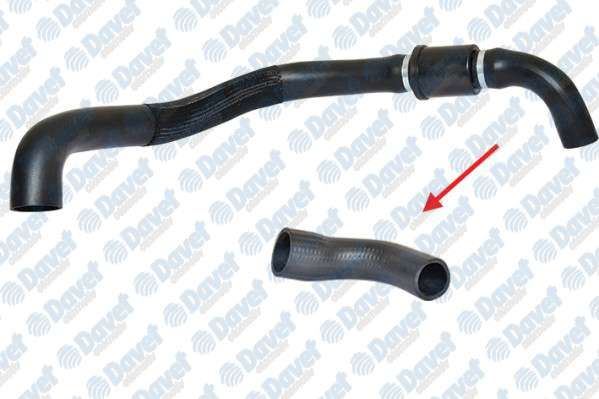 NIFEA 19666 Turbo Intercoll Hortumu (Kucuk Olan) Transit V348-V347 2.2tdci 11>14 Custom 12>14 O.Ceker
